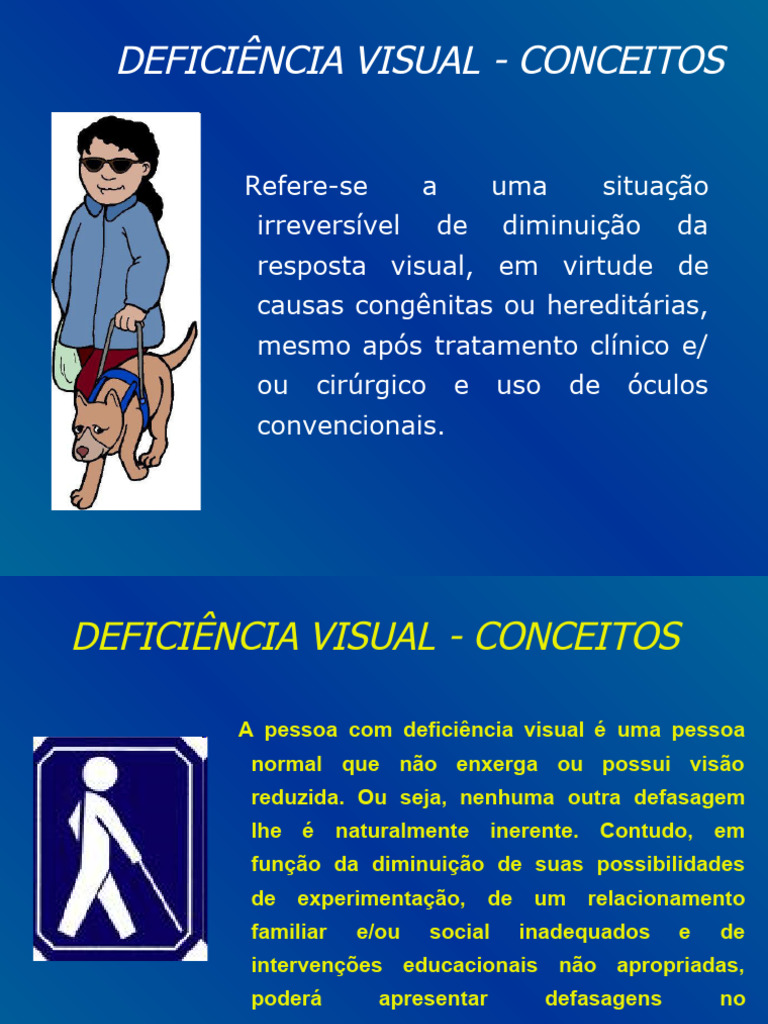 Deficiencia Visual | PDF | Deficiência visual | Sistema visual