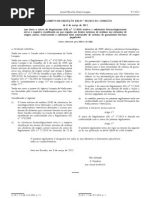 Residuos de Medicamentos - Legislacao Europeia - 2012/03 - Reg nº 202 - QUALI.PT