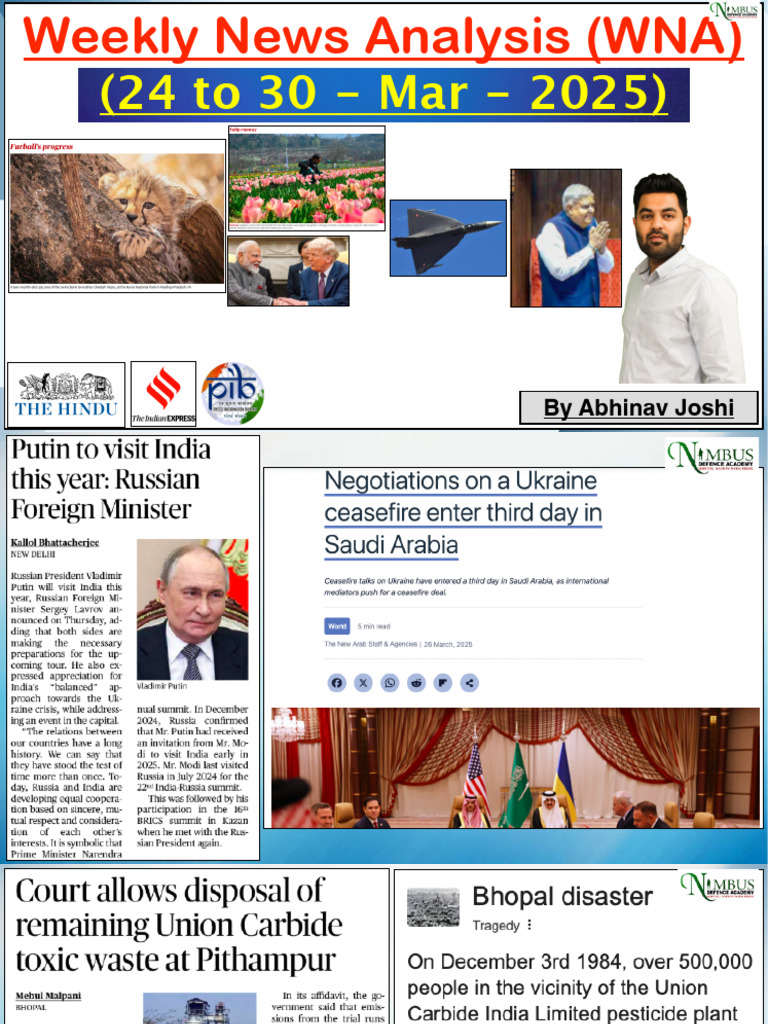 Weekly DNA CA (24 Mar To 30 Mar) | PDF