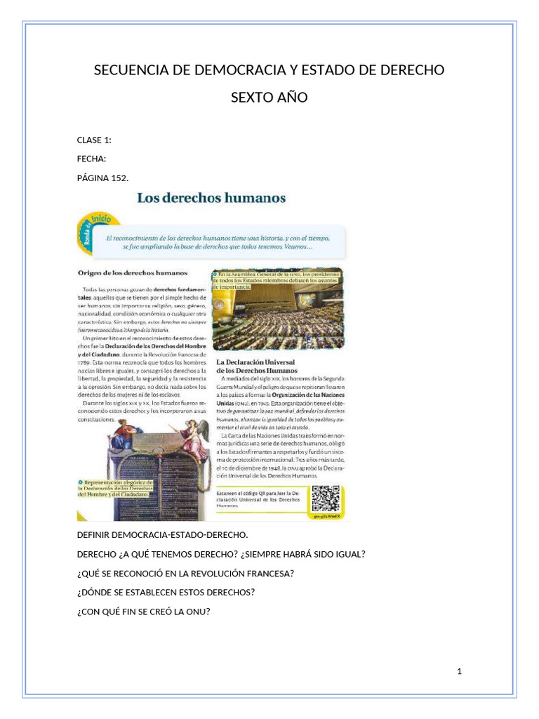 Secuencia de Democracia y Estado de Derecho | PDF