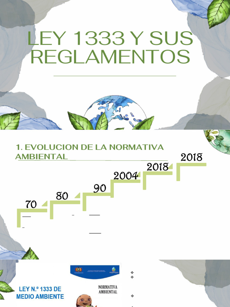 Ley 1333 y su Impacto Ambiental en Bolivia | PDF | Evaluación de ...