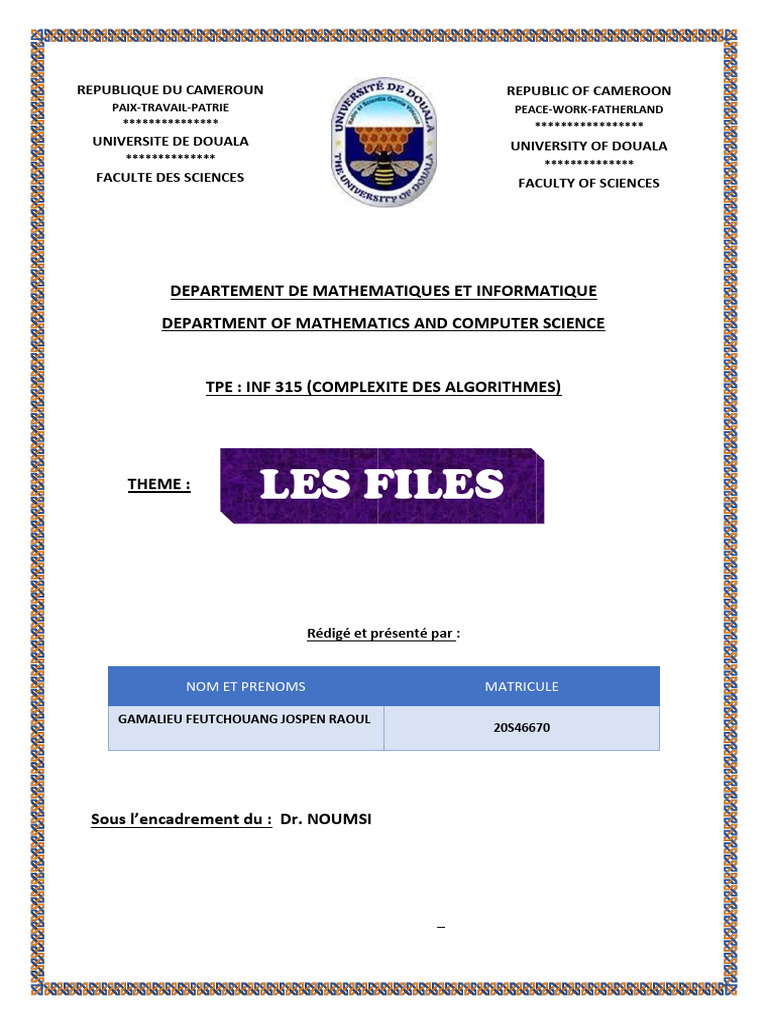 Implémentation des Files en Informatique | PDF | Programmation informatique