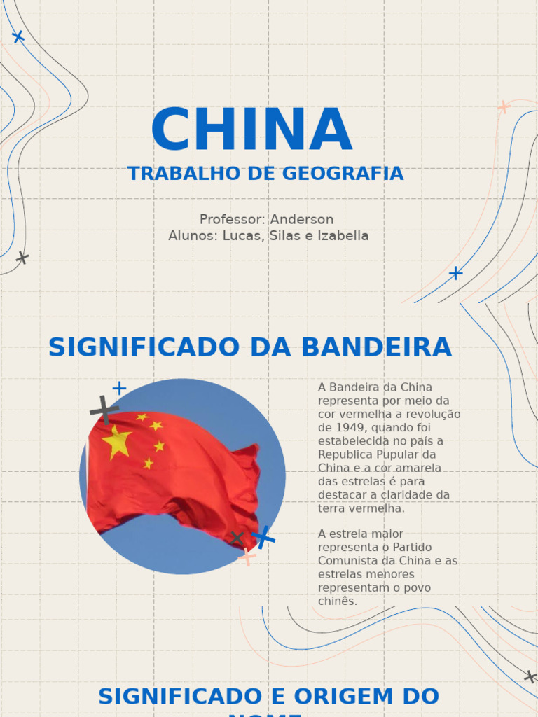 Significado da Bandeira e Curiosidades da China | PDF | China ...