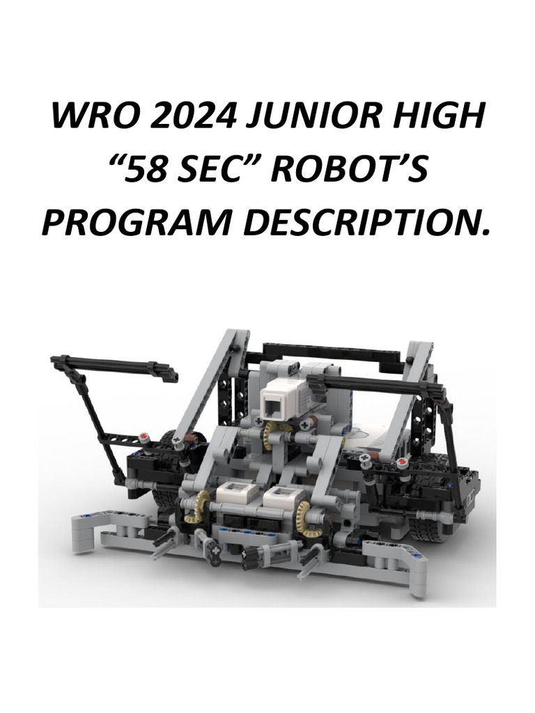 WRO 2024 Junior High Robot Program Guide | PDF | Rgb Color Model ...