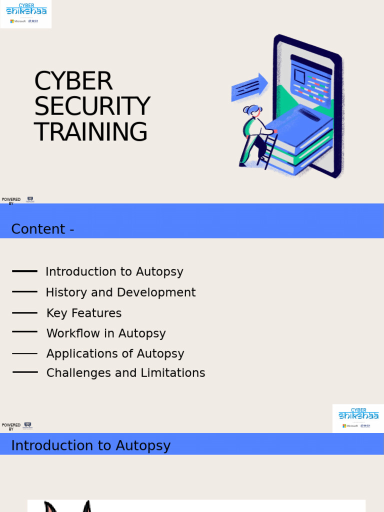 Autopsy Cybersecurity Tool Overview | PDF