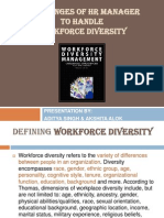 Managing Workforce Diversity Challenges