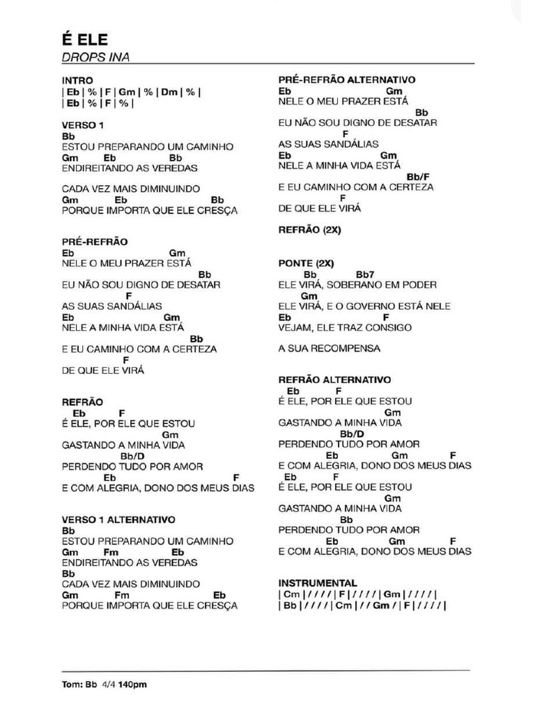 Cifra - Ele (Drops) | PDF