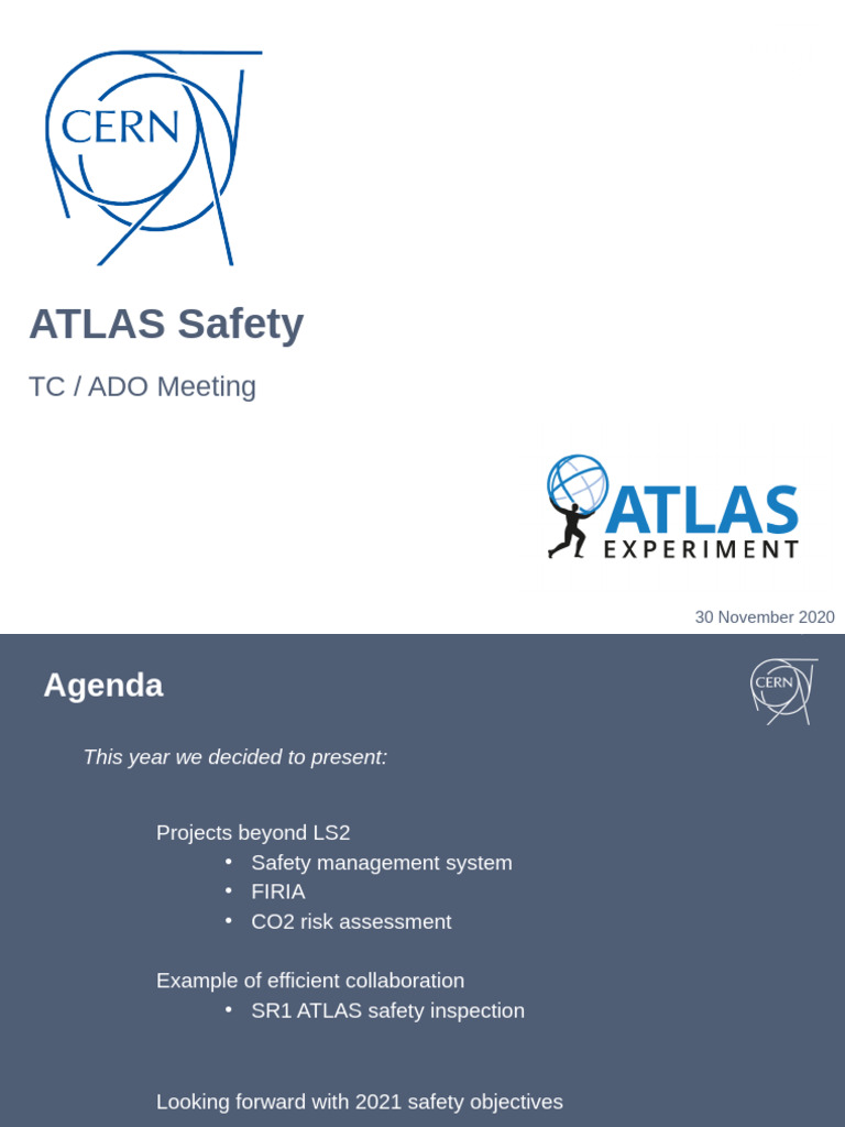 ATLAS Safety Management Overview 2021 | PDF | Safety | Risk Assessment