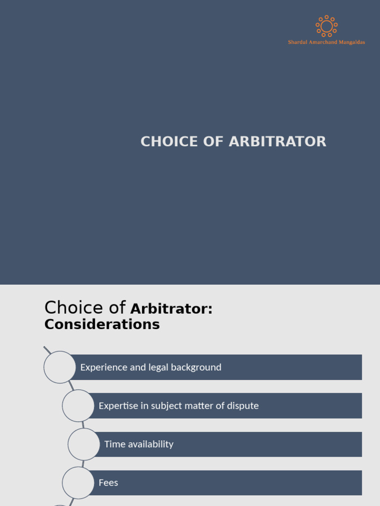 Arbitrator Appointment and Removal Guide | PDF | Arbitral Tribunal ...