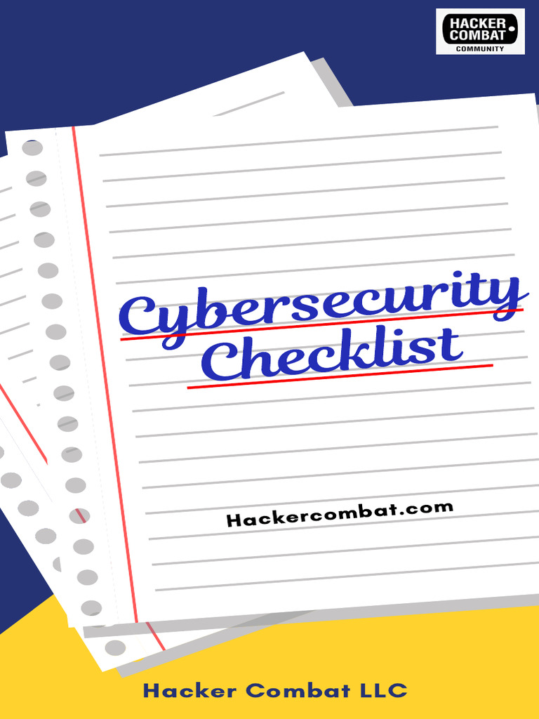 Free Cybersecurity Checklist for Businesses | PDF | Security | Computer ...