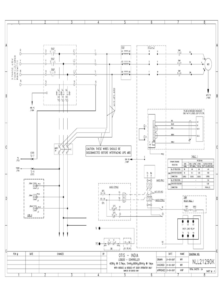 UPS Control Panel Wiring Diagram | PDF