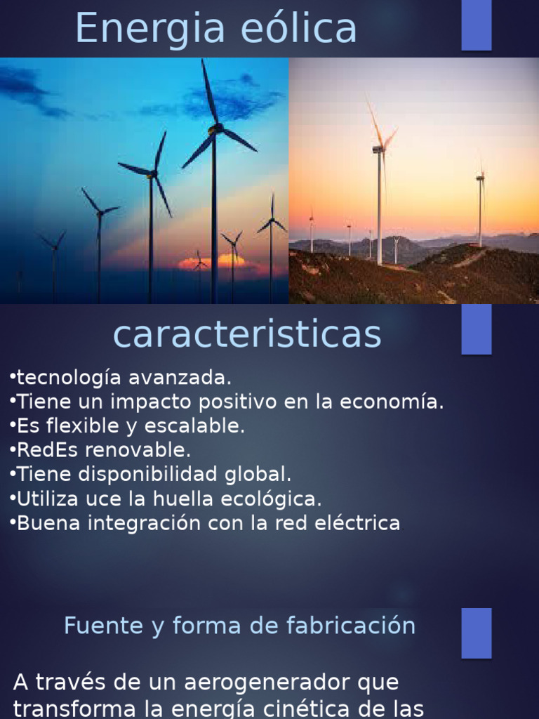 Características de la energía eólica | PDF