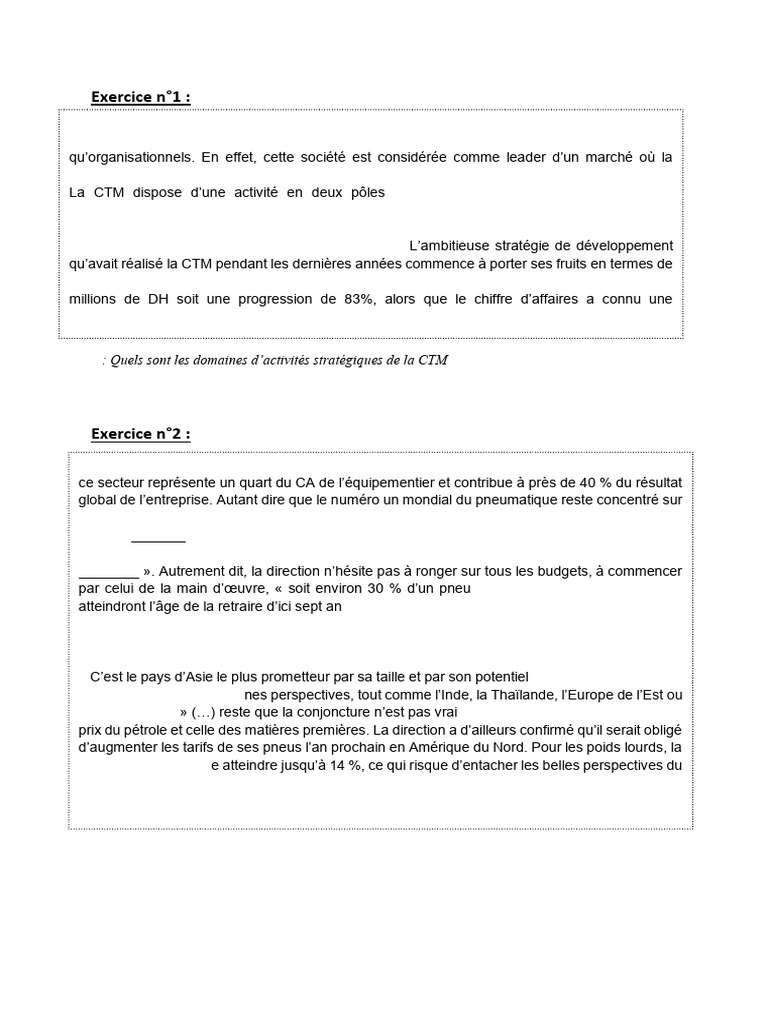TD 2 Corrigé 1 | PDF | Industrie pharmaceutique | Économie d'entreprise