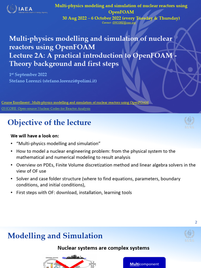 Multi-Physics Reactor Modeling with OpenFOAM | PDF | Partial ...