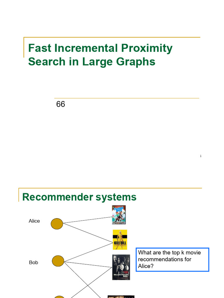 Fast Proximity Search in Large Graphs | PDF | Graph Theory ...
