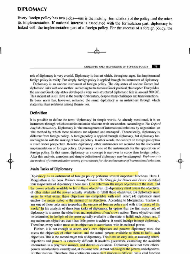 Instruments of Foreign Policy | PDF