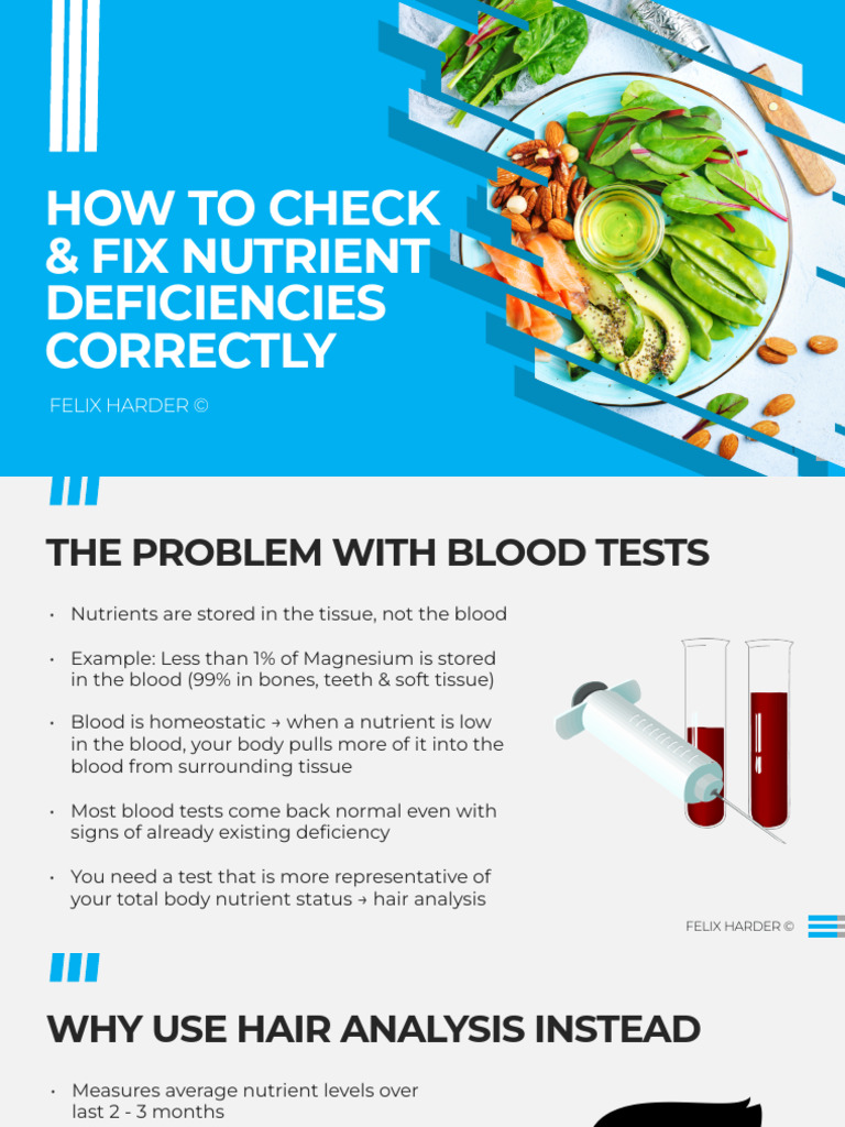 How+To+Check+&+Fix+Mineral+Deficiencies+Correctly (1) | PDF | Nutrients ...