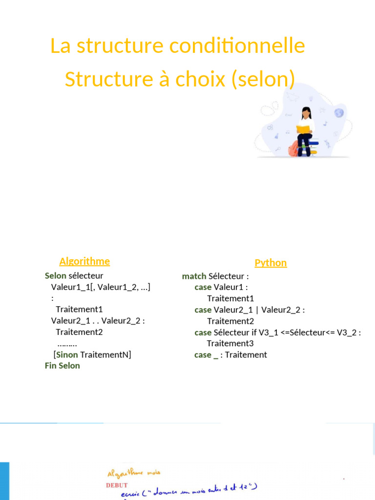 Structures conditionnelles en Python | PDF