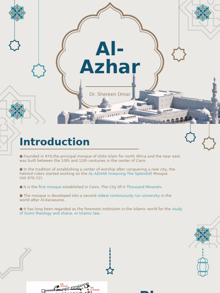 Al-Azhar Mosque: History and Features | PDF