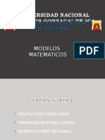 Modelos Matematicos