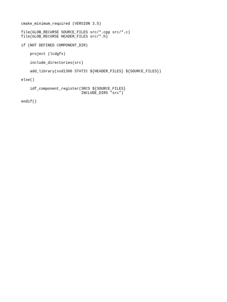 CMake Project Setup for LCD Graphics | PDF