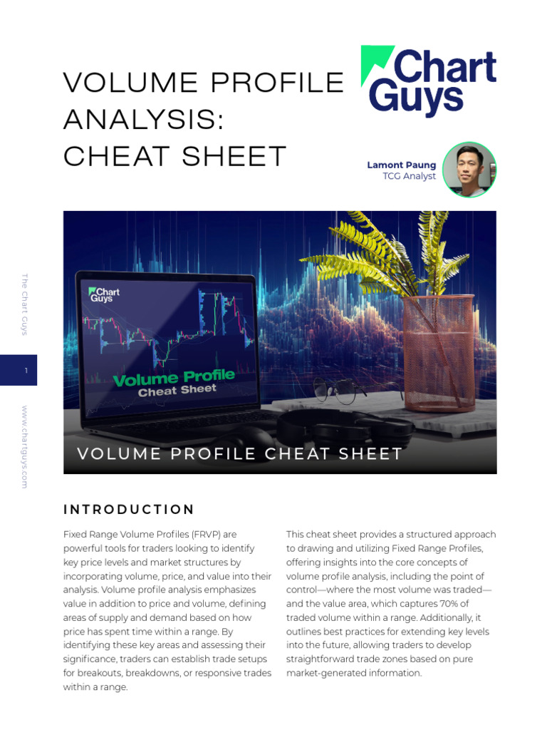 Volume Profile Analysis Cheat Sheet | PDF | Business | Market (Economics)