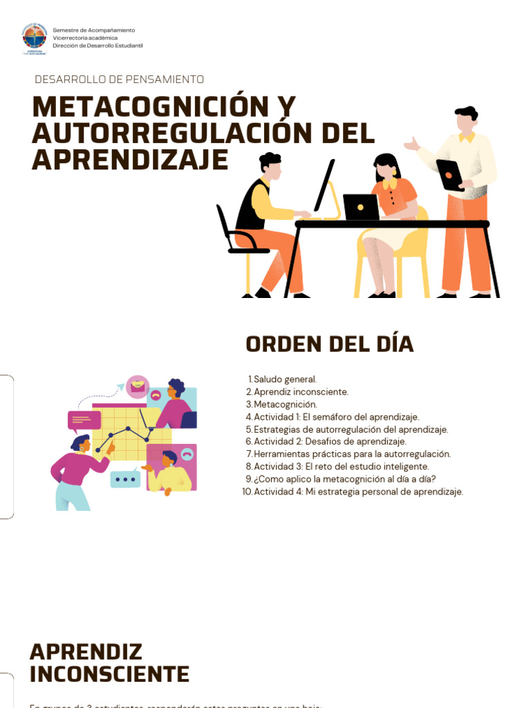 Metacognición y Autorregulación del Aprendizaje | PDF | Metacognición ...