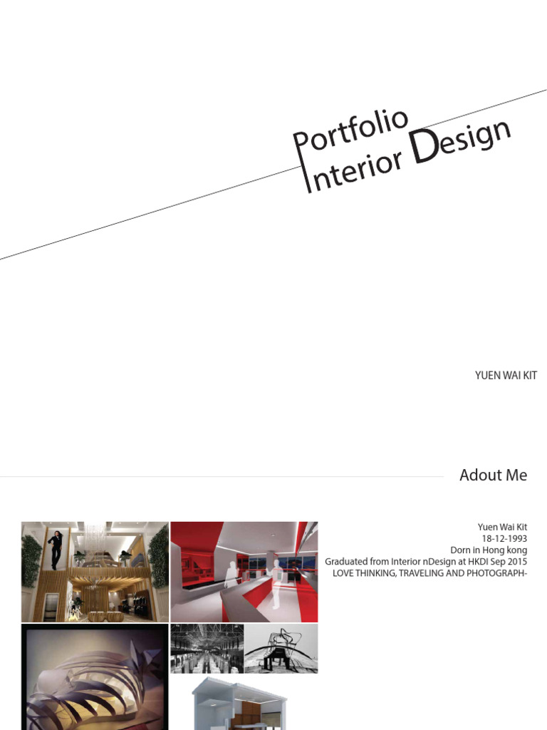Interior Design Student Project Booklet Sample 5 | PDF | Air Conditioning