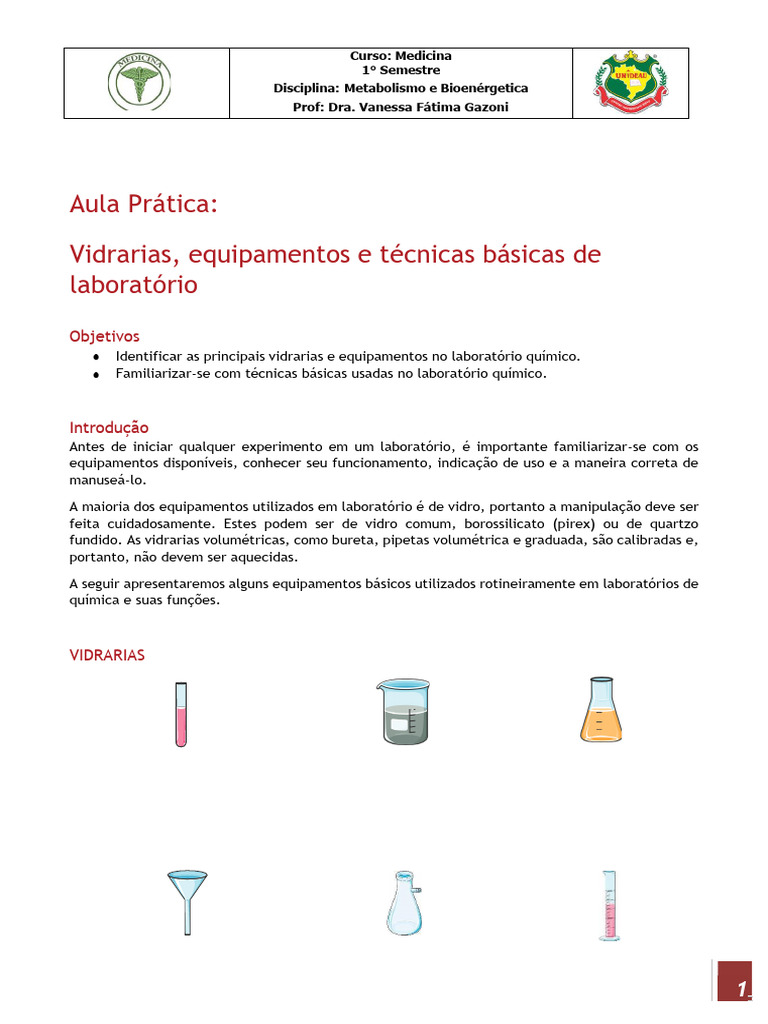 Equipamentos e Vidrarias de Laboratório | PDF | Filtragem | Líquidos