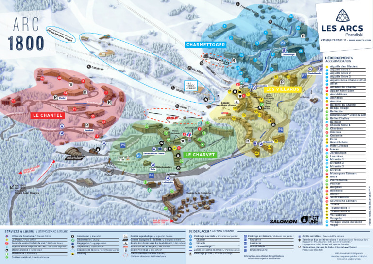 Plan Des Pistes Arc 1800 PDF