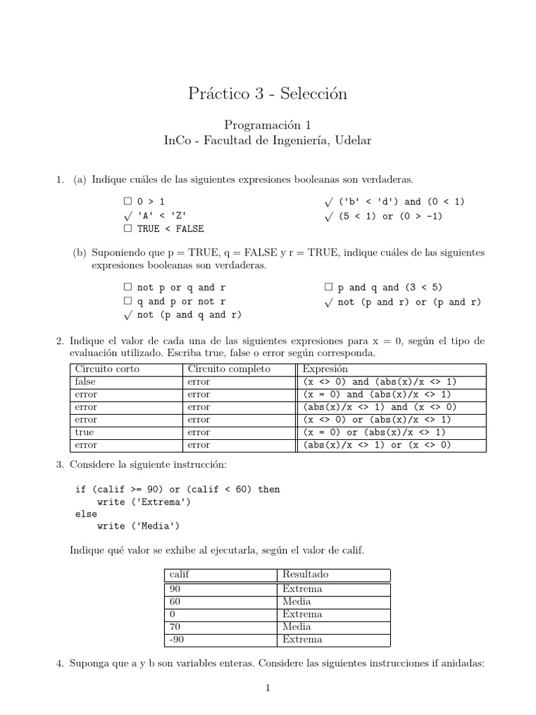 Valor de salida del programa en Pascal | PDF | Programación de ...