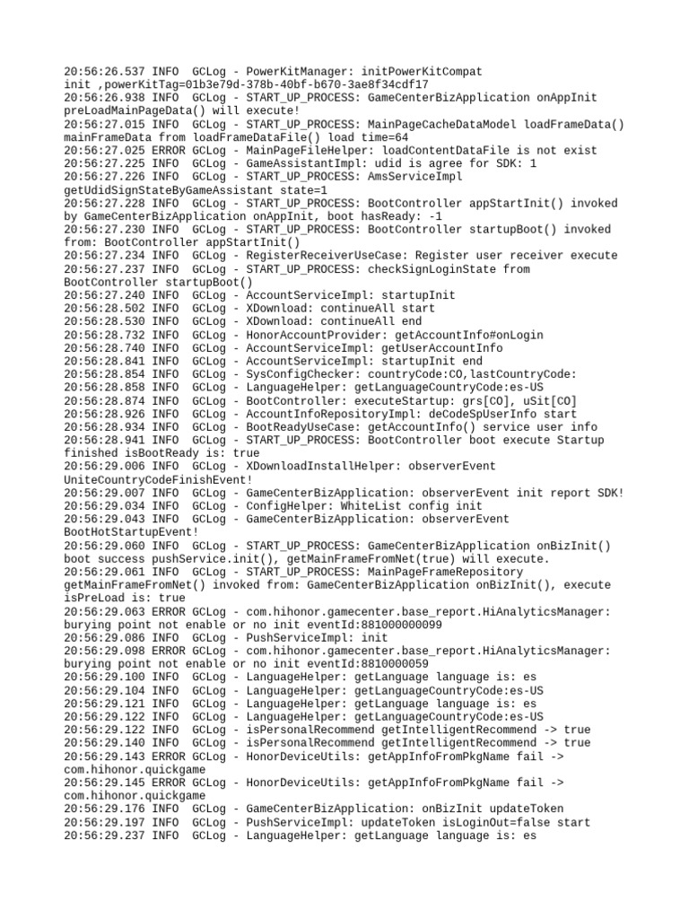 GameCenter Startup Process Log | PDF | Hypertext Transfer Protocol ...