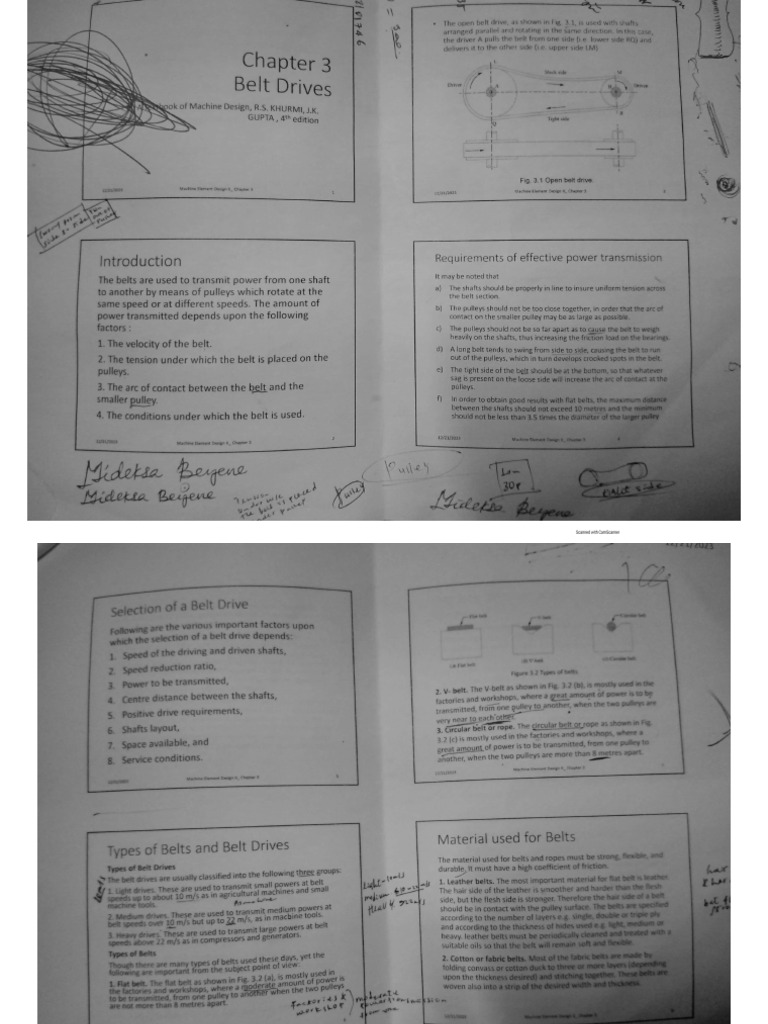 Belt Drive | PDF