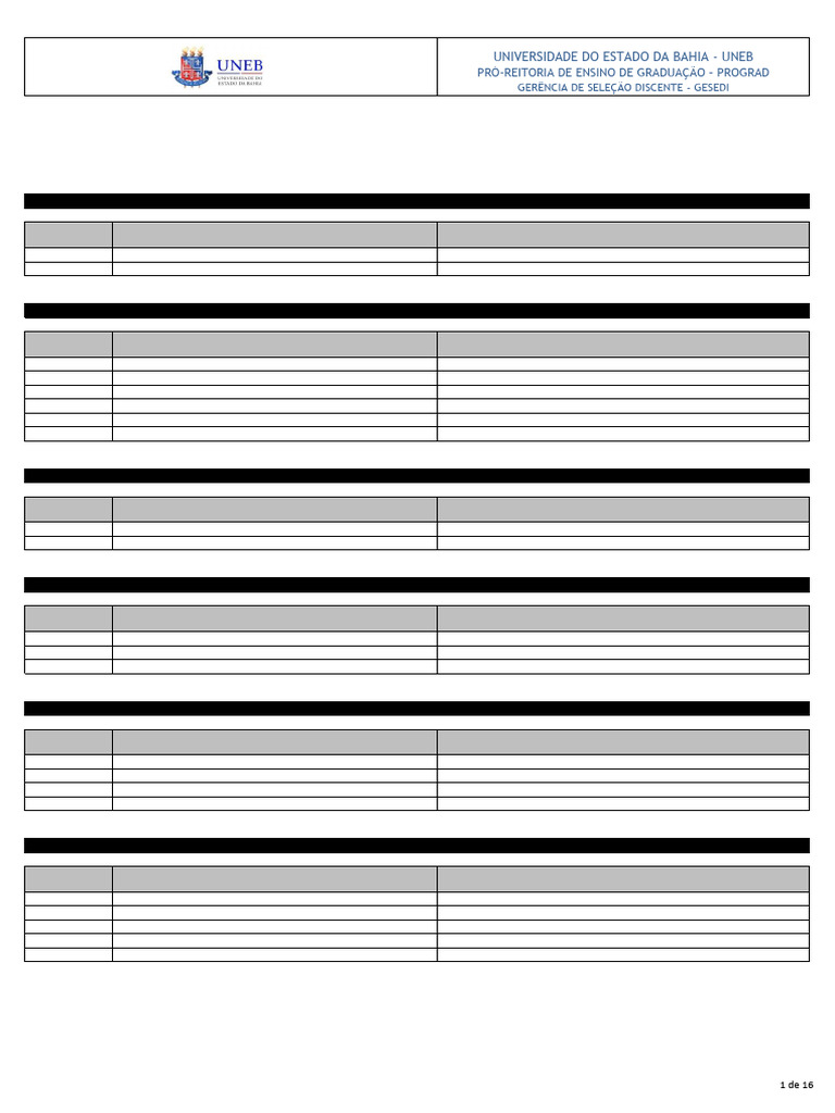 Aprovados SISU 2025 - UNEB 3ª Chamada | PDF | Diploma de bacharel ...