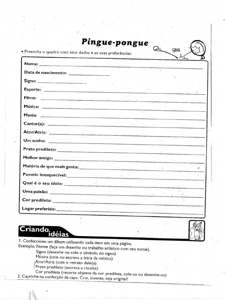Pingue Pongue | PDF