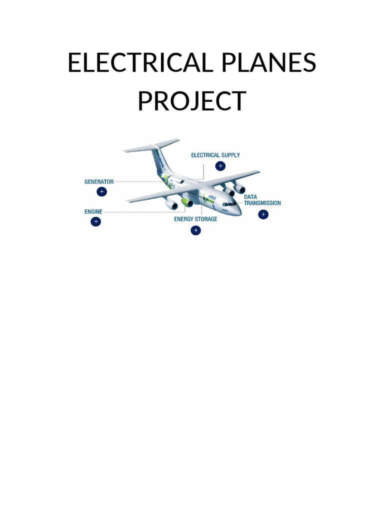 Electrical Planes Project | PDF