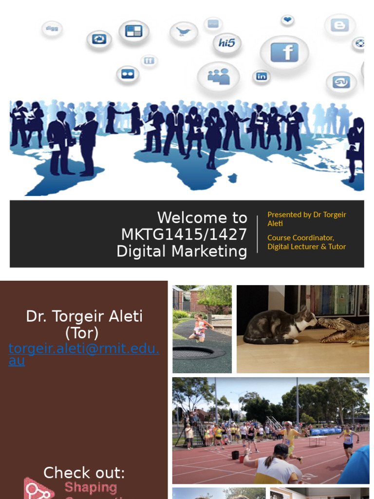 Week+1+Welcome%2C+Intro+%26+Overview | PDF | Digital Marketing | Marketing