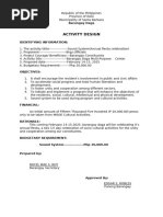 Barangay Appropriations Statement Sample | PDF