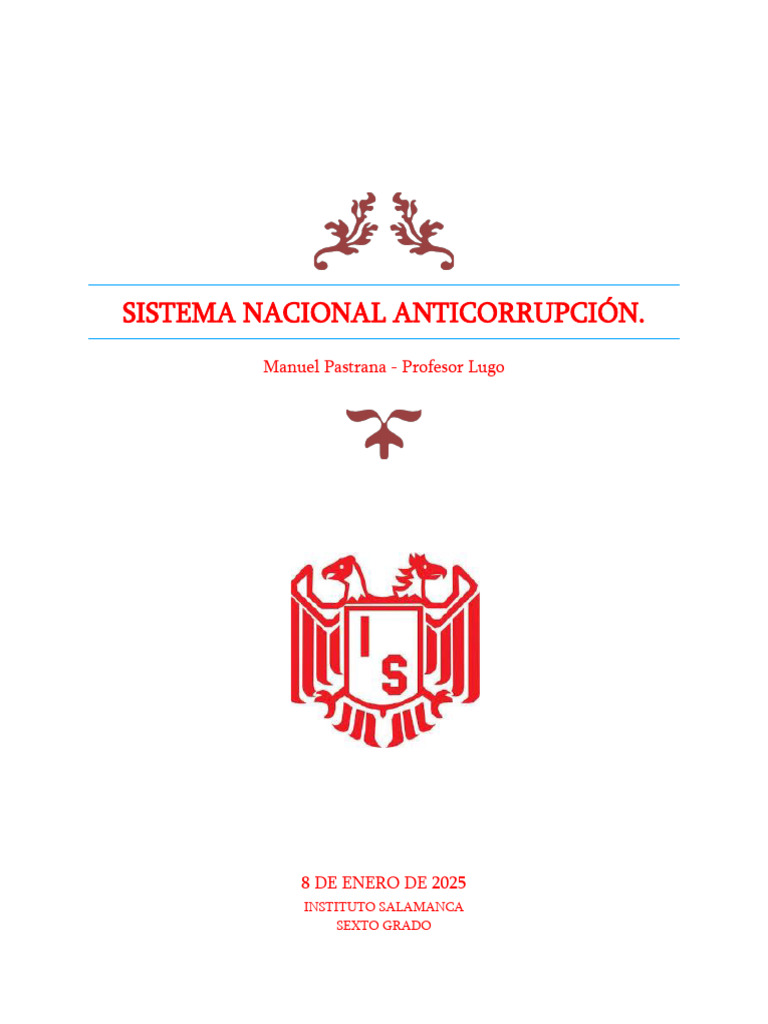 Acciones del Sistema Anticorrupción en México | PDF | Corrupción ...