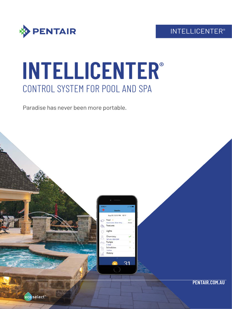 IntelliCenter A4 Brochure | PDF | Amazon Echo | Water