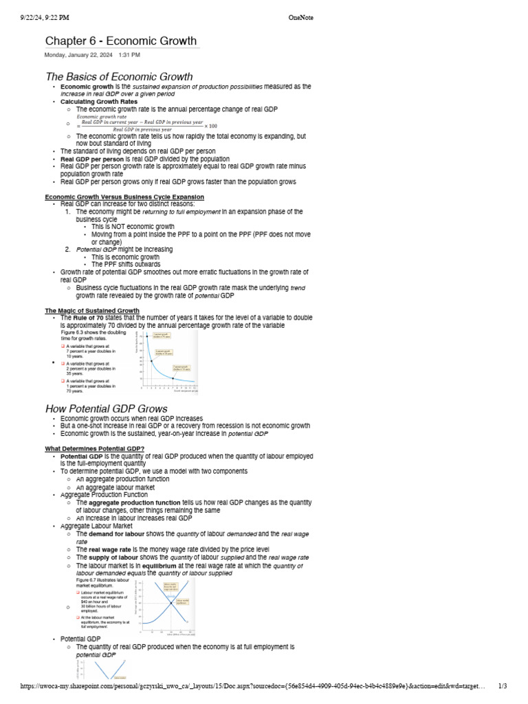 Understanding Economic Growth Dynamics | PDF | Labour Economics ...