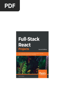 Full Stack React Projects Second Edition by Shama Hoque 1839215410 978-1839215414pdf download