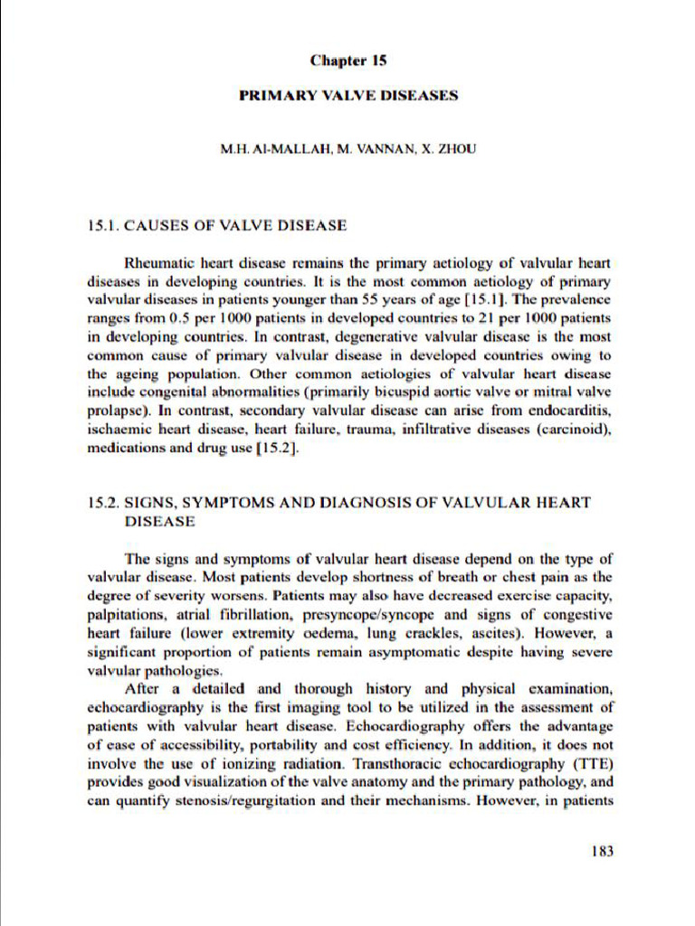 Lecture 12 Valve Disease | PDF | Echocardiography | Heart