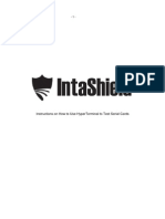 Instructions On How To Use Hyperterminal To Test Serial Cards