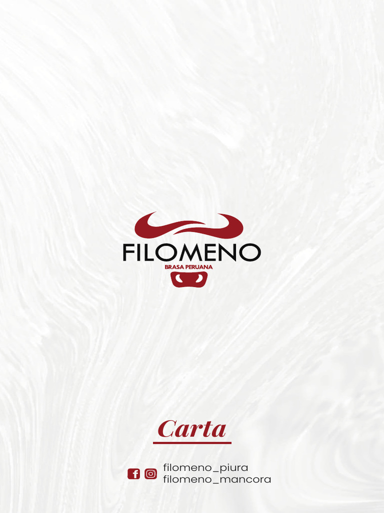 Menú del Restaurant Filomeno | PDF | filete | ensalada