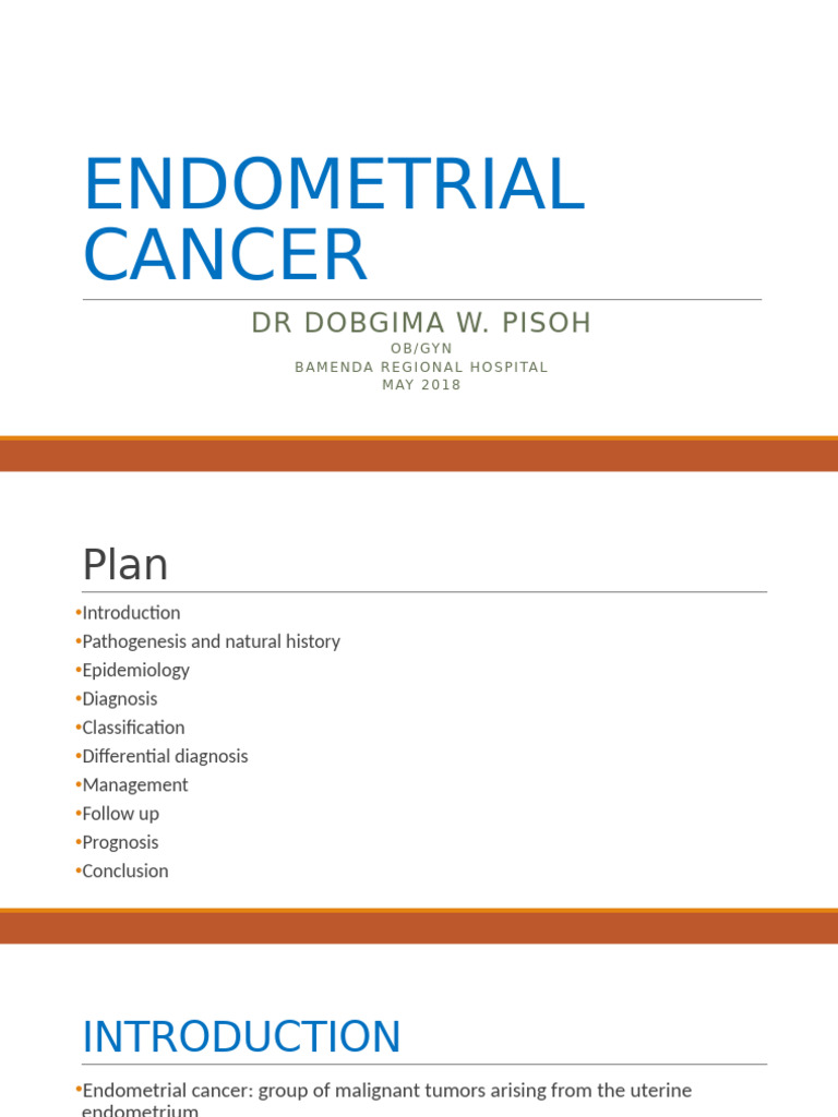 Endometrial Cancer May 2018 | PDF | Menopause | Women's Health