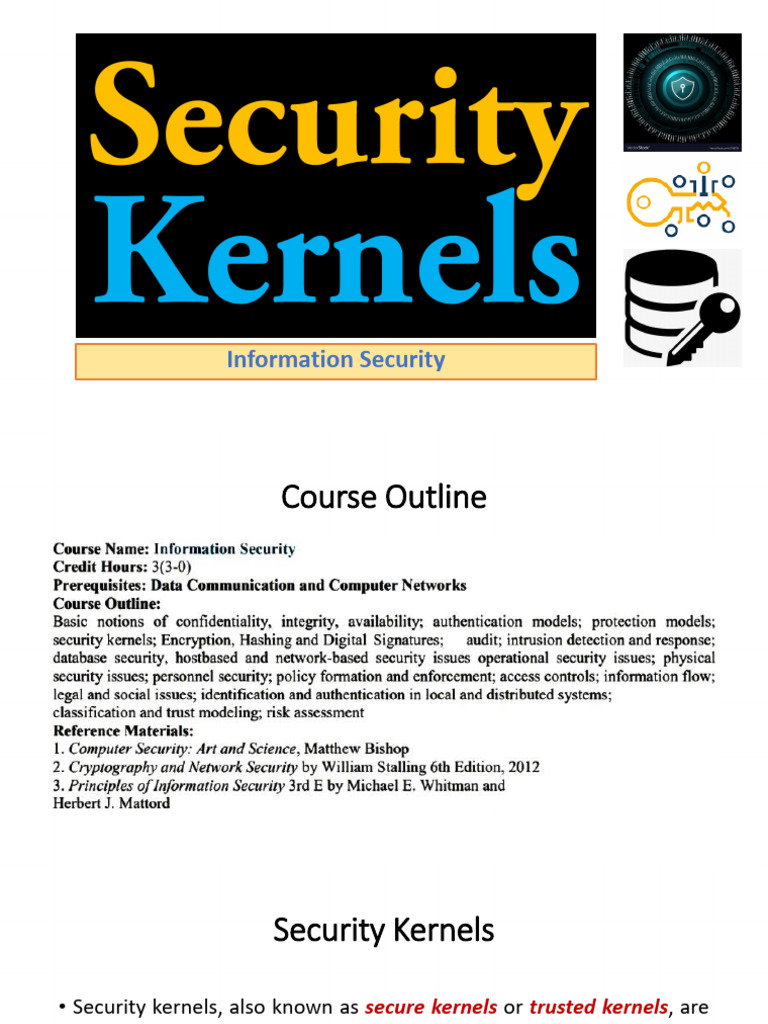 Information Security 04 - Security Kernels | PDF | Computer Security ...