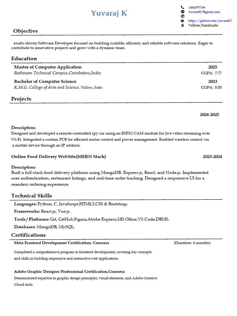 Software Resume Main | PDF | Computing | Software Development