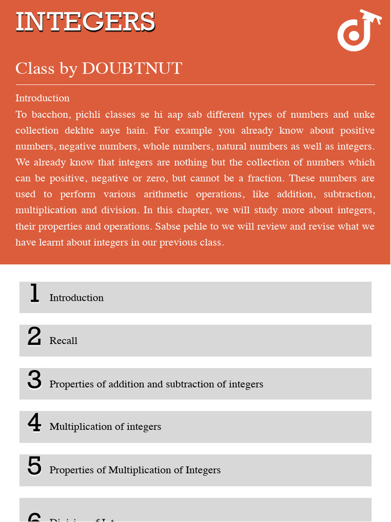 class-7-maths-chapter-1-integers-cbse-board-doubtnut-teachers-notes ...