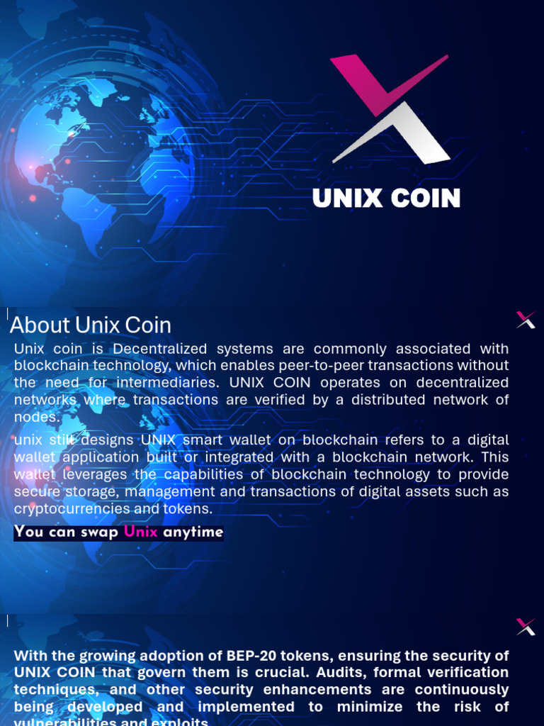 Unix Coin: Decentralized Wallet Launch | PDF